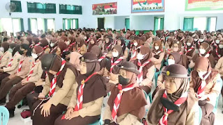 Ketua Kwarda Jatim Lantik Mabi dan Pinsaka Kencana Jawa Timur