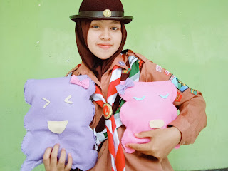 Hasta karya Boneka dari kain flanel